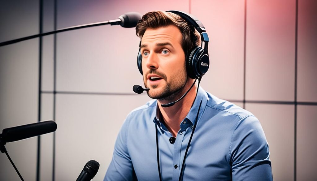 podcast host interviewing podcast host interviewing