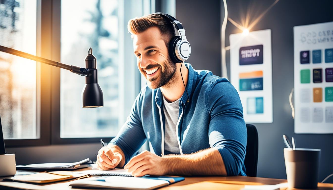 productive yourself using podcasts to promote