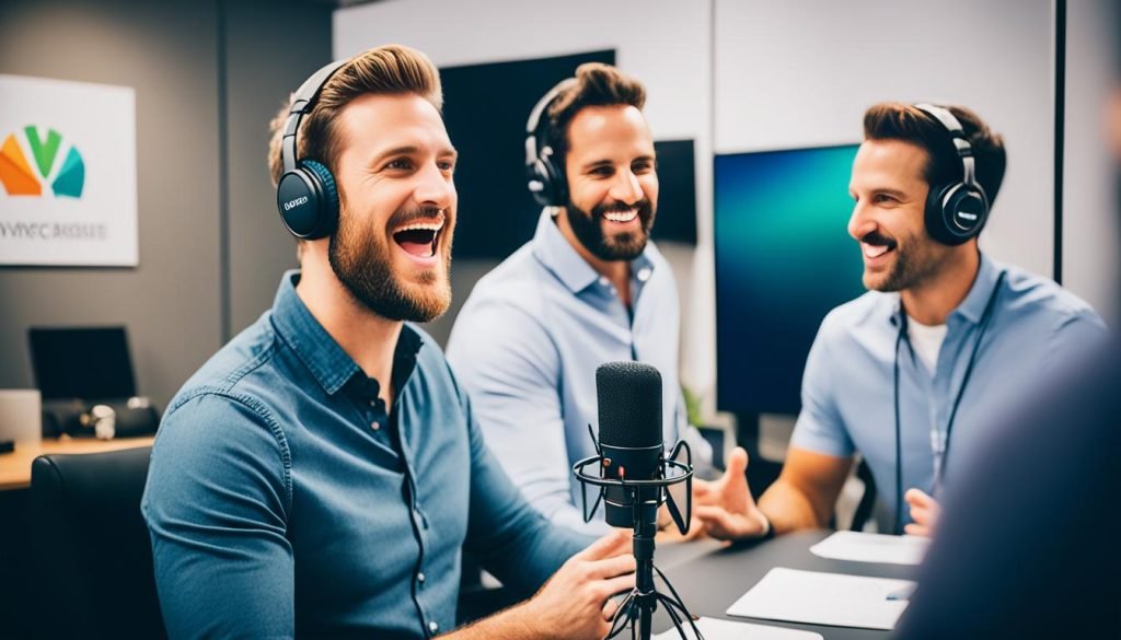 startup pitching on podcasts