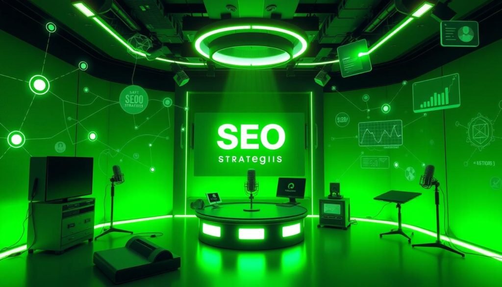 Podcast guesting for SEO strategy