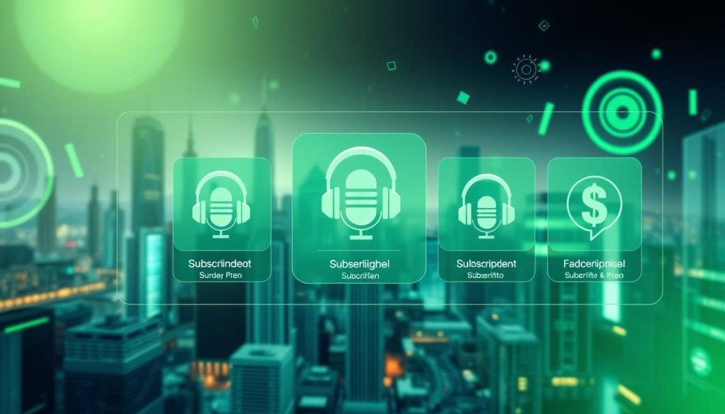 Podcast subscription models Podcast subscription models
