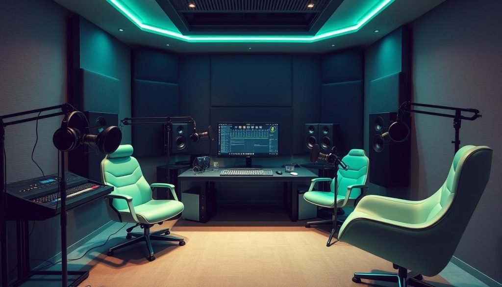 Podcast equipment setup 2025