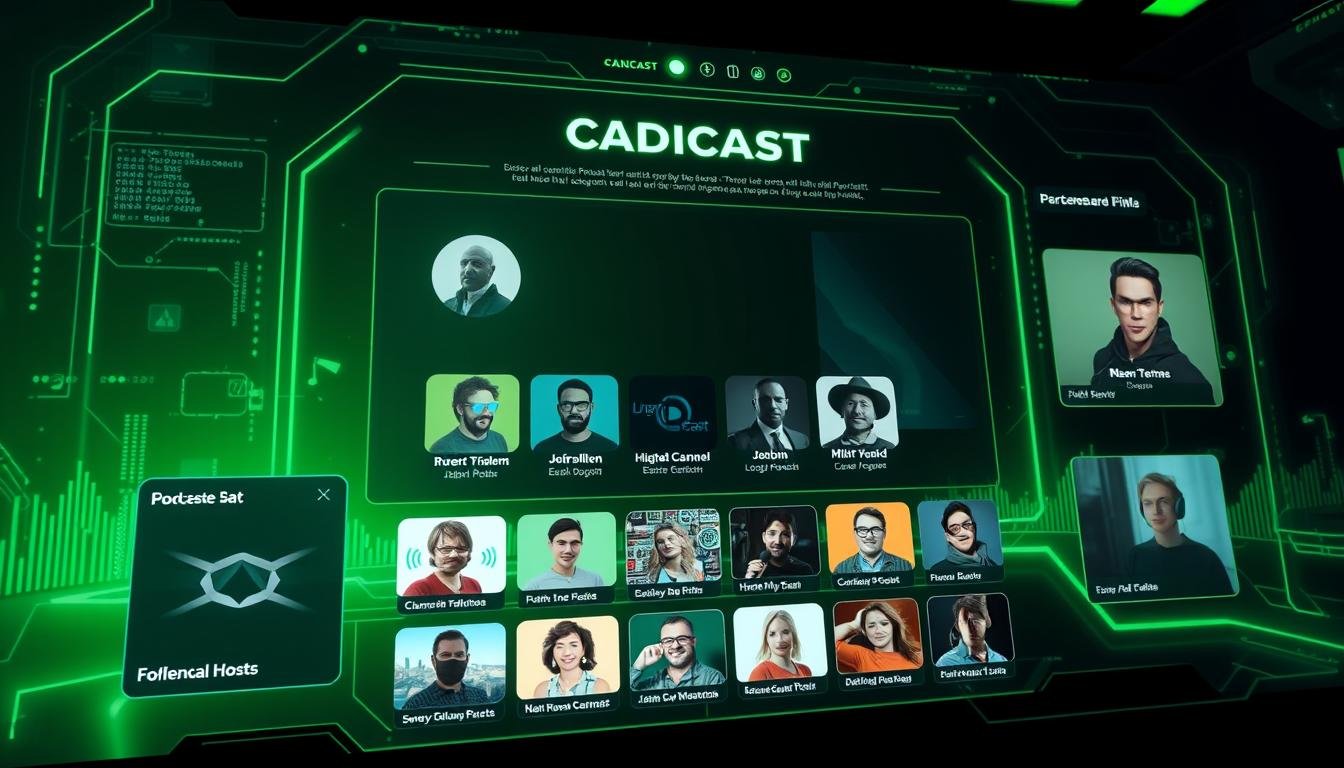 how to find podcasts with influential hosts