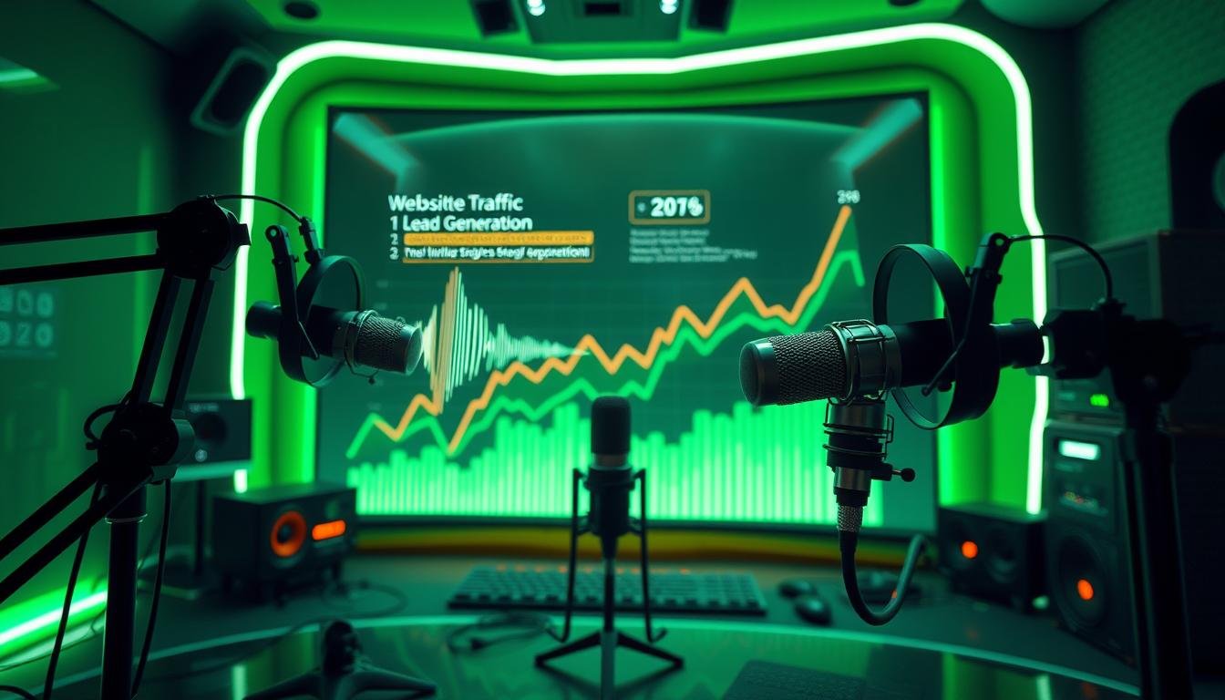 podcast Driving Website Traffic and Lead Generation