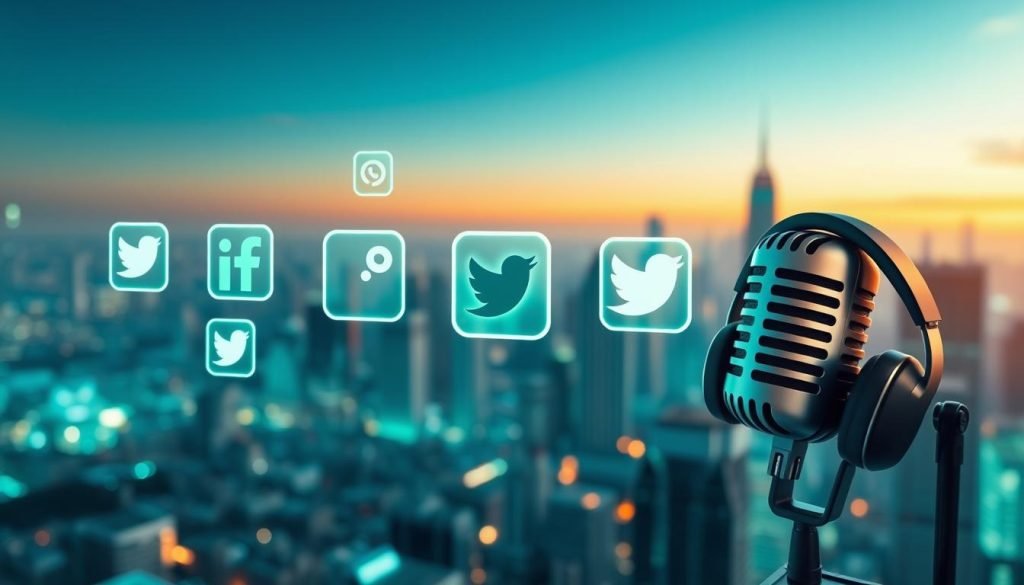 social media podcast marketing